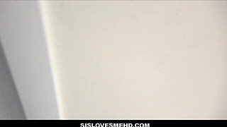 SisLovesMeHD.com - Teen Step Sister Alexis Dean Stuck And Fucked POV
