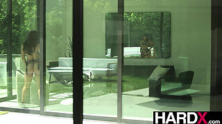 HARDX - Sexy Freya Parker Devours Chanel Girl Camryn's Pussy in Leopard Lingerie Lust