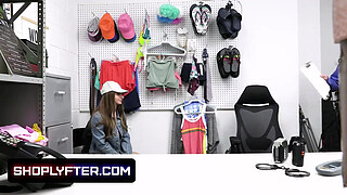 Attractive Teen With Big Natural Tits Penelope Kay Gets Caught Shoplifting And Taught An Anal L