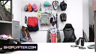 Attractive Teen With Big Natural Tits Penelope Kay Gets Caught Shoplifting And Taught An Anal L