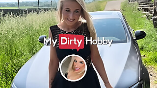 (Taiga LaLoca) Gets More Than A Car Ride While She Hitchhikes She Gets A Big Load On Her Pussy - My Dirty Hobby