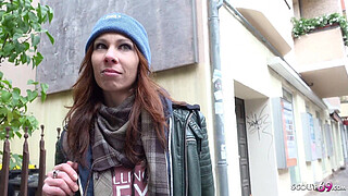 GERMAN SCOUT - ROUGH ANAL SEX FOR SKINNY GINGER TEEN LANA AT FAKE MODEL JOB IN BERLIN