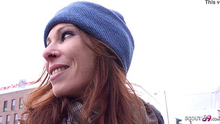 GERMAN SCOUT - ROUGH ANAL SEX FOR SKINNY GINGER TEEN LANA AT FAKE MODEL JOB IN BERLIN