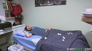 stepSister takes care of sick 's cock