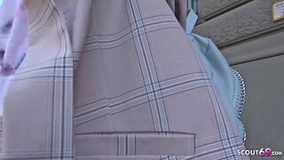 GERMAN SCOUT - Teen Sara Talk to Deep Anal Casting