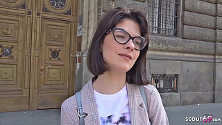 GERMAN SCOUT - Teen Sara Talk to Deep Anal Casting