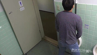 A beautiful cleaner also cleaned my penis pissing 1