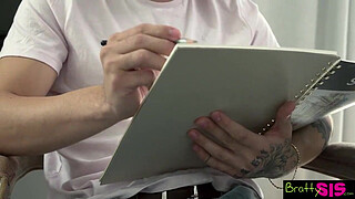 Stepbrother Says "To offer to let me draw you is nice but I'm worried I'd get hard for you" S23:E1