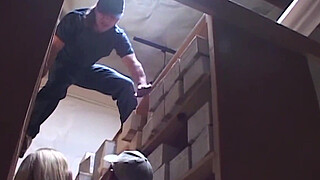 Hot Big Tit Blonde Gangbang