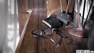 MILF stepmom with perfect big tits Reagan Foxx fucks stepson and helped him