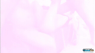 Despite being skinny the brunette initiates the 3way with anal which leads to double penetration