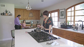 Open Step Family's Freeuse Relations- Angeline Red, Jessica Ryan | FreeuseFetish