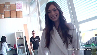 Interview dildo Gang Bang