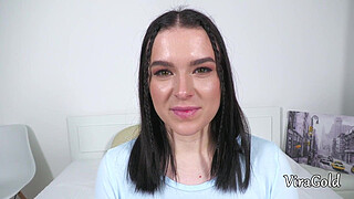 First Anal for Busty 19yo Ellison Darling with Cum in mouth and Welcome to Porn