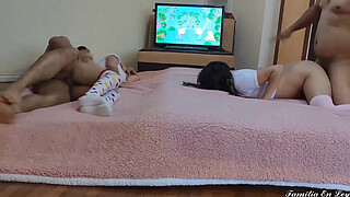 Innocent Stepdaughters To Be Fucked All Day As Sex Slaves By Their Perverted Stepfathers While Watching Comiquids