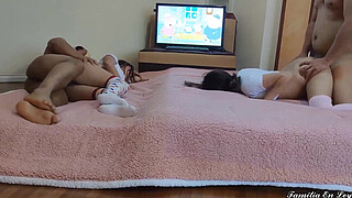 Innocent Stepdaughters To Be Fucked All Day As Sex Slaves By Their Perverted Stepfathers While Watching Comiquids