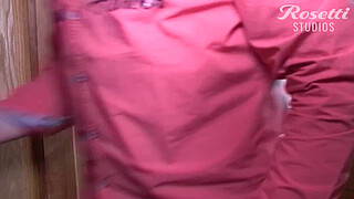 Perverse blonde anonymously fucked and inseminated the anus