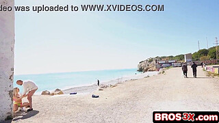 Wild Anal Bitch From Finland Screwed On a Public Beach