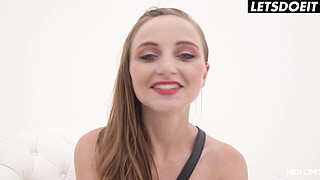 Hot Innocent Blondie Lady Bug Drilled Deep In Both Of Her Holes By Muscled Dude - HER LIMIT