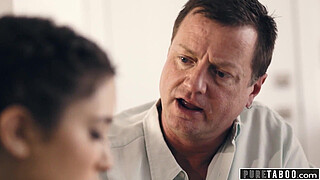 PURE TABOO Perverted Stepparents Reveal That Teen Stepdaughter Was Swap & Initiate 3some!