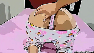 Step Uncle Takes Advantage Of His Step Niece When She Is Alone Massaging Her Body Part 1 - Cartoon