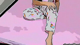 Step Uncle Takes Advantage Of His Step Niece When She Is Alone Massaging Her Body Part 1 - Cartoon