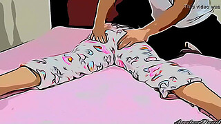 Step Uncle Takes Advantage Of His Step Niece When She Is Alone Massaging Her Body Part 1 - Cartoon