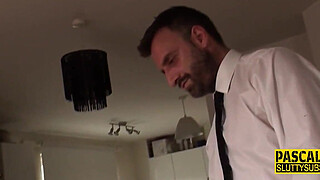 Teen dominated for sucking and throating