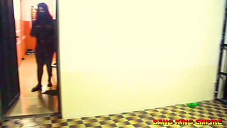 I gave my new Tenant big hard penis she enjoy it as new year gift