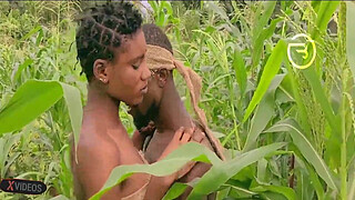 Amaka the village bitch visited Okoro in the farm for quick blow job