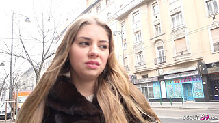 GERMAN SCOUT - FIRST ANAL SEX FOR CURVY ALL NATURAL TEEN JULIA AT STREET PICK UP FOR CASH