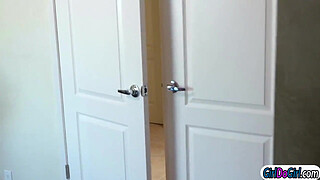 Big hooters step mom is rubbing her girlfriend and facesits her