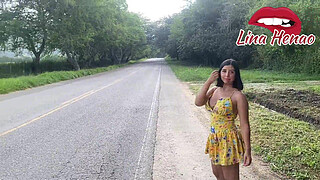 I ride in a stranger's car and we fuck very hard on the highway