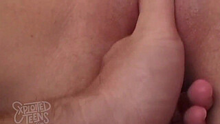 Tall Teenager Has a Fist Pushed into her Cunt