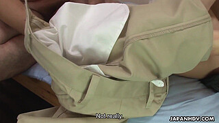 Miku Oguri is a horny pizza delivery chick