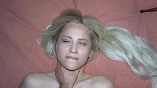 no lube anal was a bad idea 1<censored> blonde teen can hardly take it rough painal
