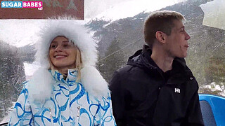 Fuck me Public on the cable lift !