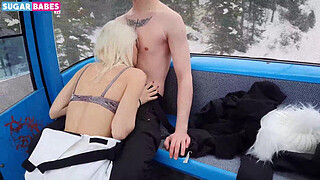 Fuck me Public on the cable lift !