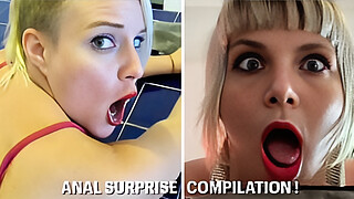 “Not My Arse!” Surprise Anal Amateur Cumpilation