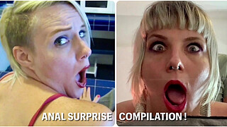 “Not My Arse!” Surprise Anal Amateur Cumpilation