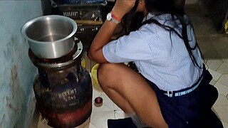 After seeing the chick's butt, papa did not stop his babe after coming to and gave her a fuck|Mumbai ashu|