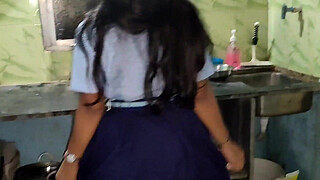 After seeing the chick's butt, papa did not stop his babe after coming to and gave her a fuck|Mumbai ashu|