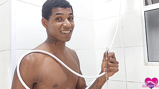 BBC Interracial Anal Fuck and Anal Enema