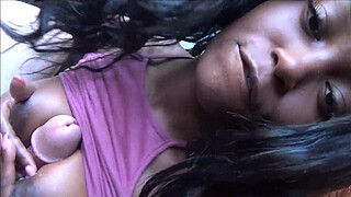 Big Breasted Ebony Teen Cheats on Boyfriend