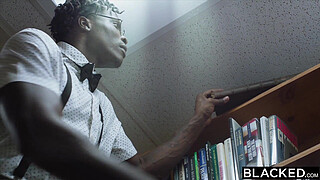 BLACKED This BBC queen finds black nerd with huge dick