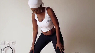 married woman fucked by her while giving her gymnastics lessons