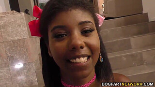 Ebony Daizy Cooper Does Anal For Job