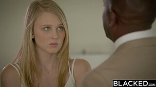 BLACKED First Interracial For Blonde Teen Lily Rader