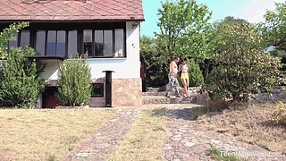 Old-n-Young.com - Lady Dee - Sun, garden, hard sex and orgasm