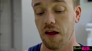 "We're Just Supposed to Be Stretching" Jessie Saint Stretched By Step Bro